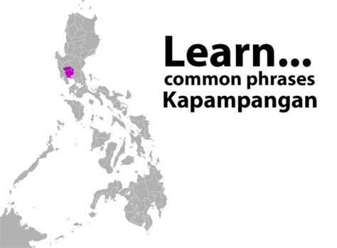 kapampangan phrases|Common Kapampangan Phrases You Should Learn.